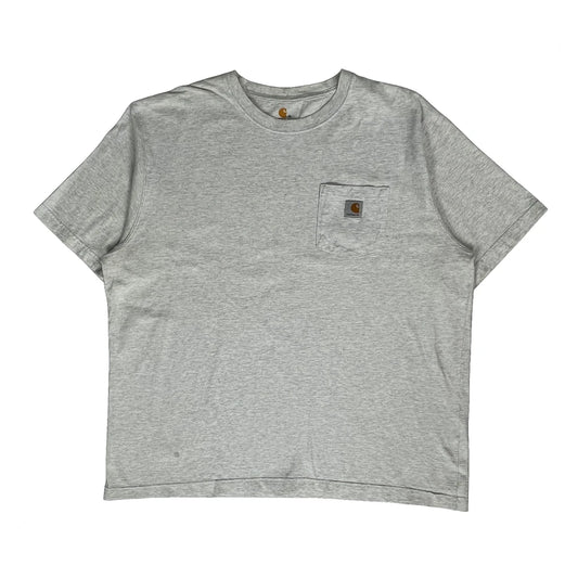 Carhartt T-Shirt - XL Grey Cotton