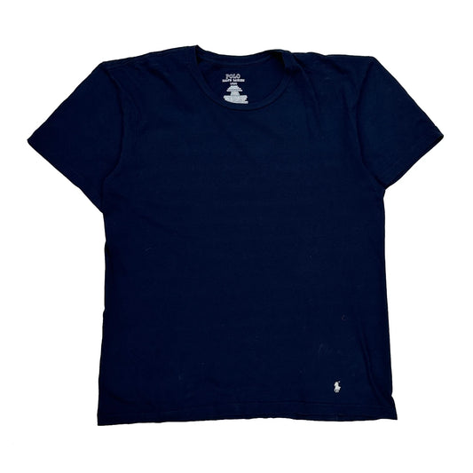 Vintage Polo By Ralph Lauren T-Shirt - Large Navy Cotton