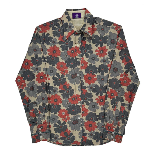 Vintage The Jimi Hendrix Experience Floral Shirt - Medium Multicoloured Cotton