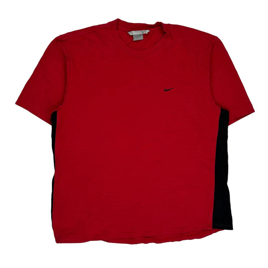 Vintage Nike T-Shirt - Small Red Cotton