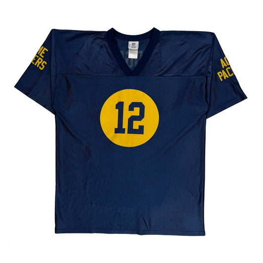 Acme Packers Nfl Football Jersey - Large Blue Polyester