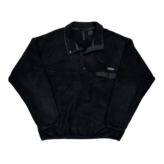 Vintage Made In Canada Patagonia Snap T Fleece - XL Black Polyester