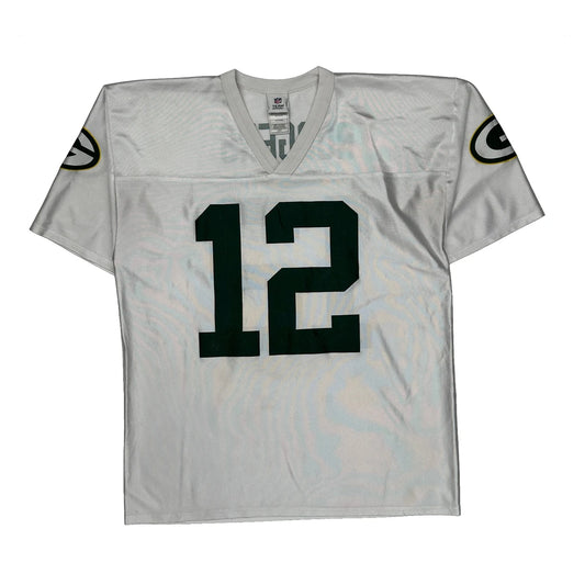 Green Bay Packers N.F.L. Team Apparel Football Jersey - Large White Polyester