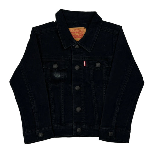 Age 5-6 Levis Denim Jacket - Small Black Cotton