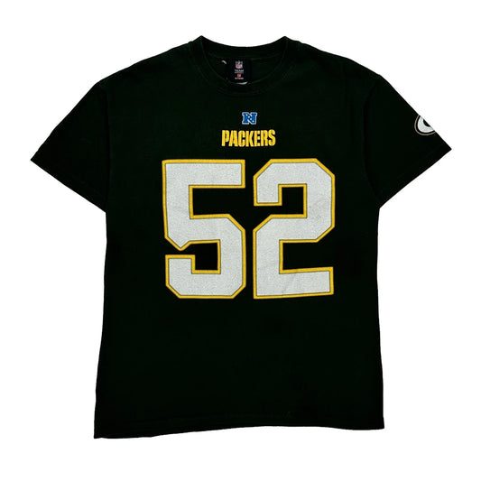 Packers Nfl T-Shirt - Medium Black Cotton