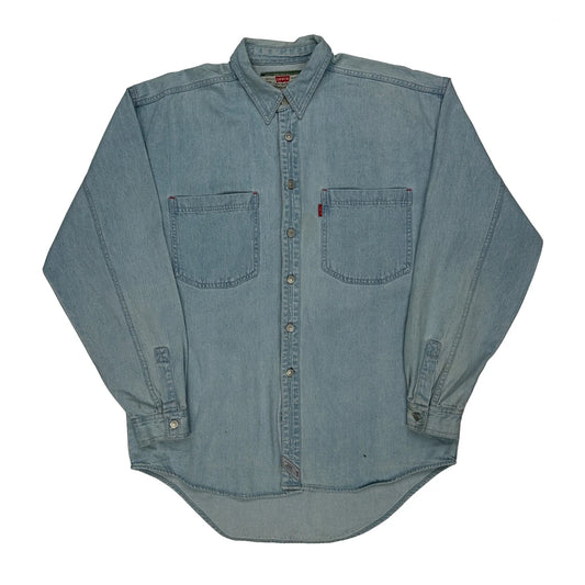 Levis Denim Shirt - Medium Light Wash Cotton