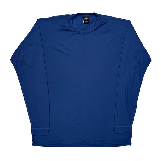 Made In USA Patagonia Capeline Long Sleeve T-Shirt - XL Blue Polyester