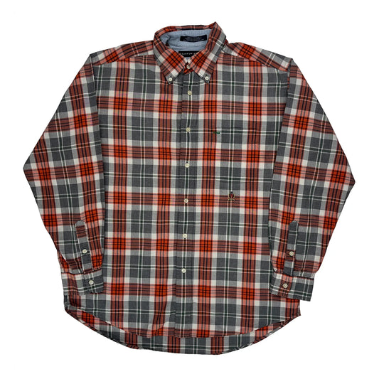 Tommy Hilfiger Checked Shirt - Medium Multicoloured Cotton