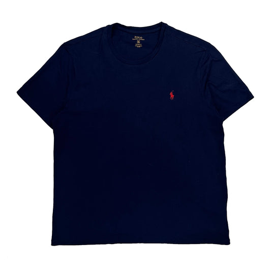 Vintage Polo By Ralph Lauren T-Shirt - XL Navy Cotton