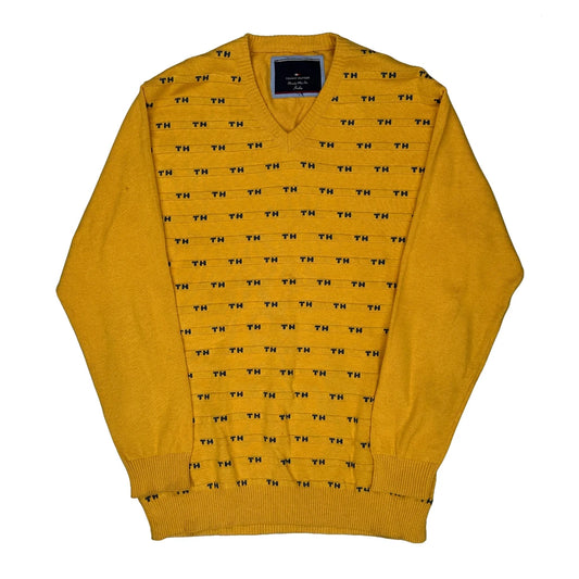 Tommy Hilfiger Jumper - Medium Yellow Cotton