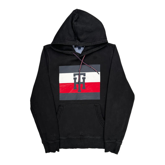 Tommy Hilfiger Hoodie - Medium Black Cotton