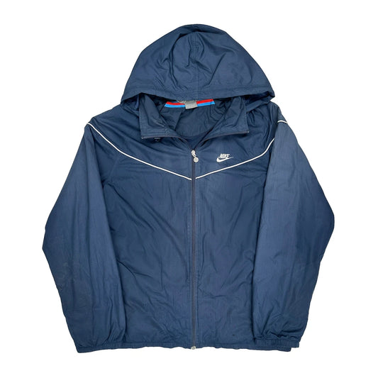 Nike Windbreaker - 2XL Navy Polyester