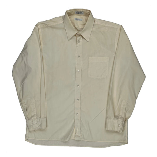 Christian Dior Shirt - XL Cream Cotton Blend