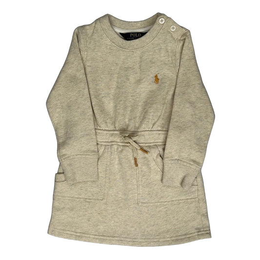 Age 2T Polo By Ralph Lauren Dress - 2XS Beige Cotton Blend