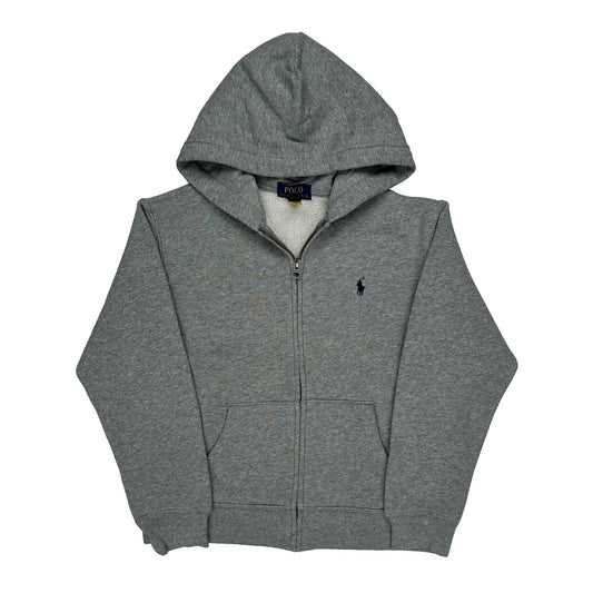 Age 8-9 Polo By Ralph Lauren Hoodie - Medium Grey Cotton