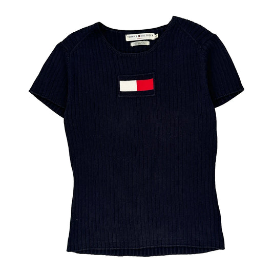 Tommy Hilfiger Top - Large Navy Cotton