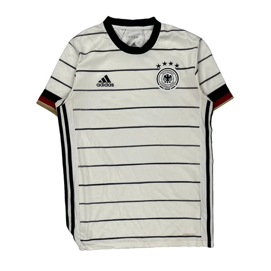 Germany 2020 Adidas Football Shirt - Small White Polyester