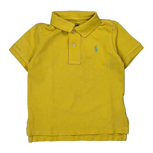 Age 24 Months Ralph Lauren Polo Shirt - XS Yellow Cotton