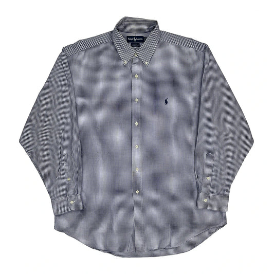 Yarmouth Ralph Lauren Checked Shirt - XL Blue Cotton