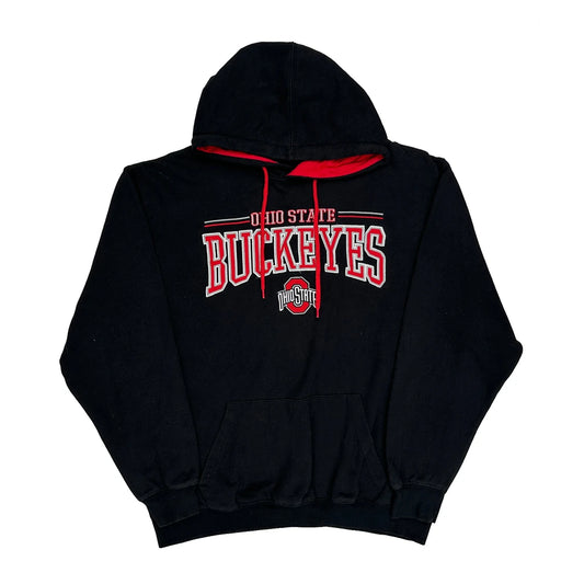 Vintage Ohio State Buckeyes Colosseum College Hoodie - XL Black Cotton