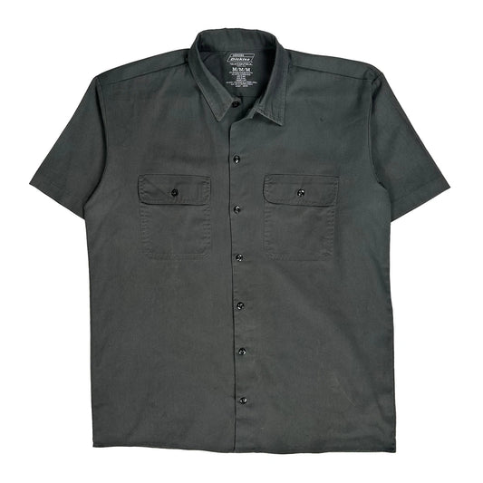 Dickies Short Sleeve Shirt - Medium Grey Polyester Blend