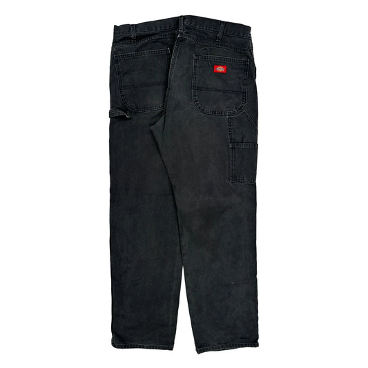 Dickies Carpenter Jeans - 36W 32L Black Cotton