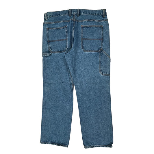 Blue Mountain Carpenter Jeans - 36W 30L Blue Denim