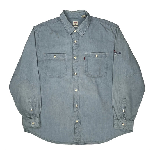 Levis Chambry Denim Shirt - XL Blue Cotton