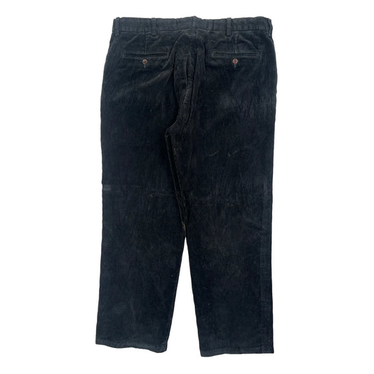 Unbranded Cord Trousers - 34″ Waist Black Corduroy