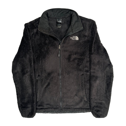 Vintage The North Face Fleece Jacket - Large Black Polyester