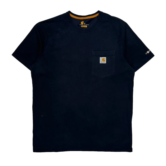 Carhartt T-Shirt - Medium Navy Cotton