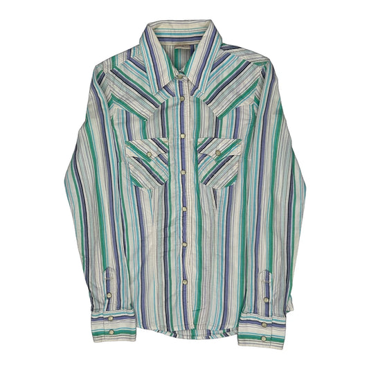 Vintage True Religion Striped Shirt - XS Multicoloured Cotton