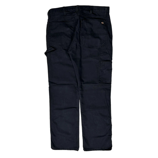 Vintage Dickies Carpenter Trousers - 34W 30L Black Cotton Blend