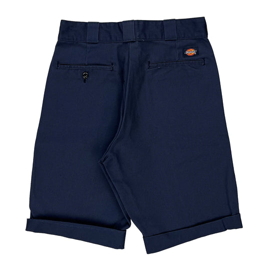Dickies Shorts - 29W 11L Navy Polyester Blend