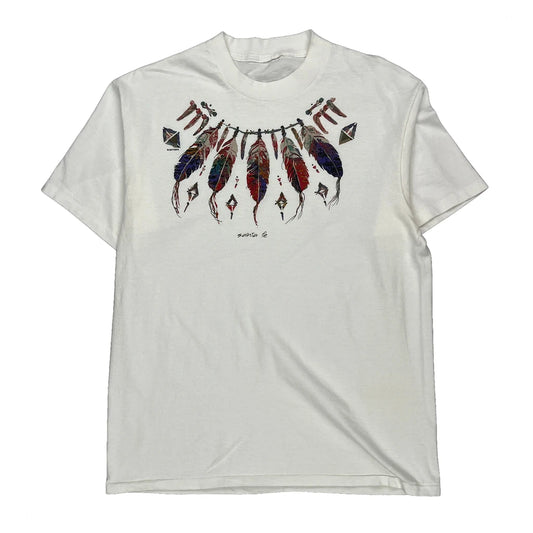 Unbranded T-Shirt - Medium White Cotton