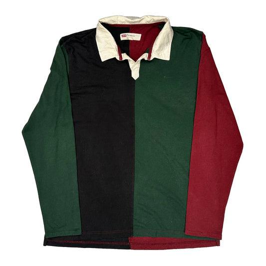 Levis Rugby Shirt - XL Multicoloured Cotton