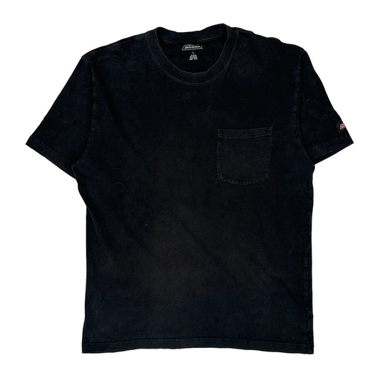 Vintage Dickies T-Shirt - Large Black Cotton