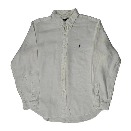Classic Fit Ralph Lauren Shirt - XL Cream Cotton