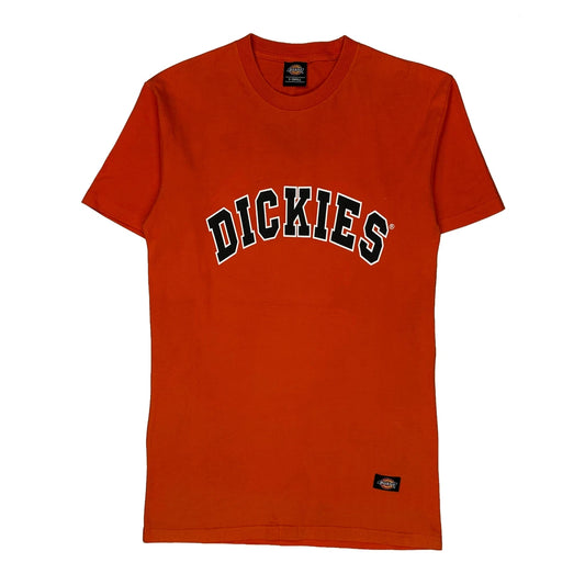 Dickies Spellout T-Shirt - XS Orange Cotton