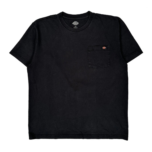 Dickies T-Shirt - Large Black Cotton