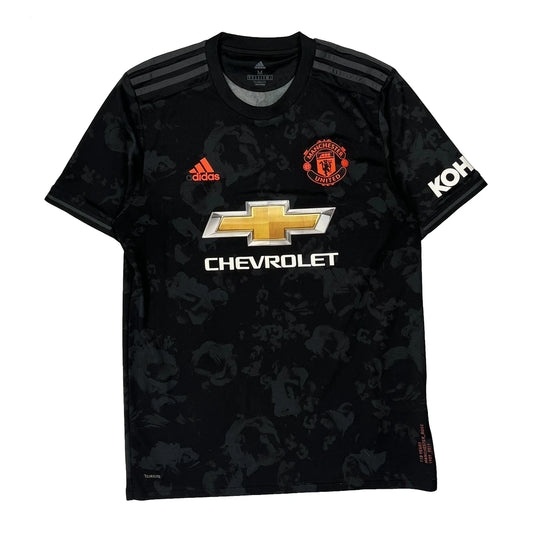 Vintage Manchester United Adidas 2019-20 Football Shirt - Medium Black Polyester