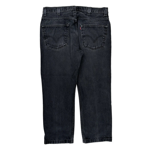 Levis Jeans - 36W 29L Black Cotton