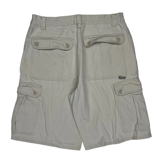 American Eagle Cargo Shorts - 34W 11L Beige Cotton