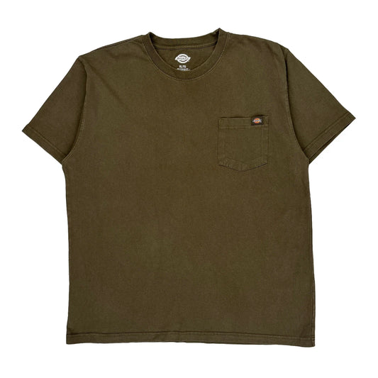 Dickies T-Shirt - XL Green Cotton