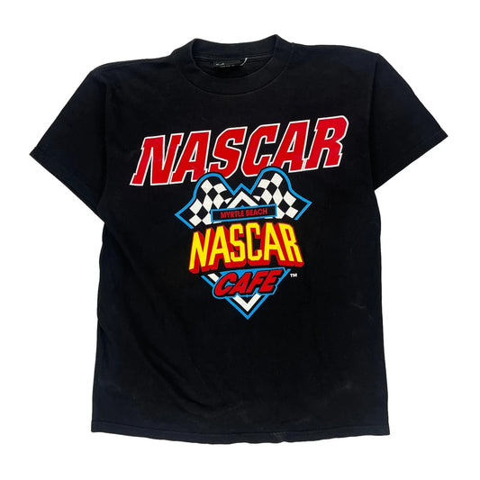 Myrtle Beach Nascar T-Shirt - Large Black Cotton