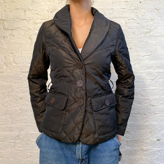 Vintage brown Marella Sport Puffer - womens small