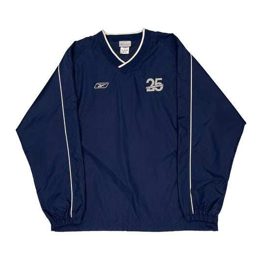 25Th Anniversary Reebok Windbreaker - XL Navy Nylon