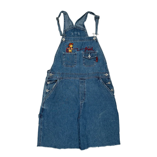 Disney Cartoon Dungarees - XL Blue Cotton