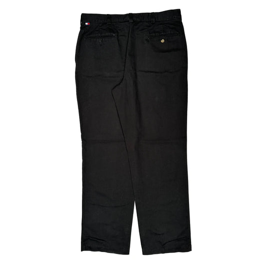 Tommy Hilfiger Chinos - 34W 32L Black Cotton