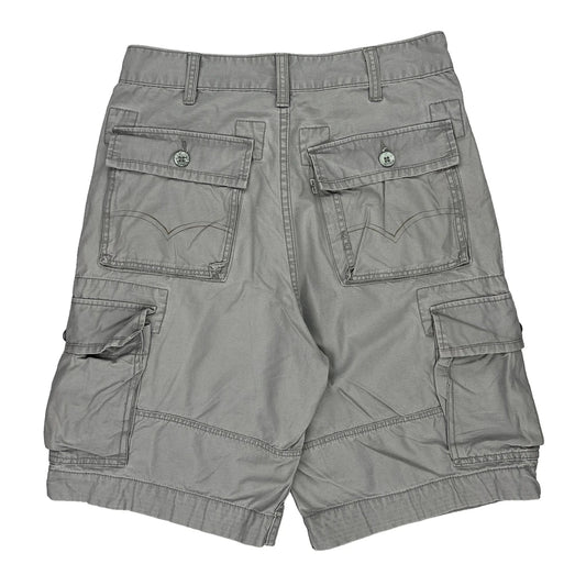 Levis Cargo Shorts - 31W 11L Grey Cotton